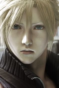 cloud strife advent children final fantasy character portraits