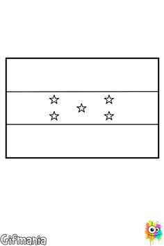 the flags coloring pages called flag of honduras to coloring you can color in an easy and simple way the flag of honduras it also has two turquoise blue