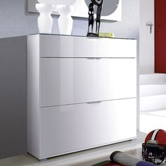 16 Best Shoe Storage For Door Entry Images On Pinterest Entryway California High Gloss Shoe Cabinet In White With Grey Top