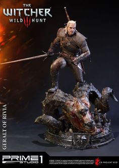 The Witcher 3 Wild Hunt Geralt Ursine Action Vinyl Figure 24cm