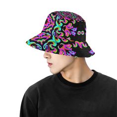 INTERESTPRINT Cute Mushrooms Unisex Bucket Hats