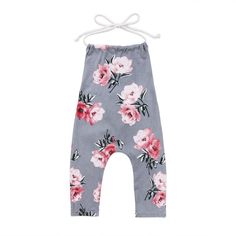 Cotrio Baby Girls Clothes Toddler Kids Floral Top with Ripped Jeans Denim Pants Casual Outfits for Birthday Party