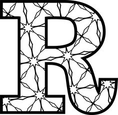 coloured letters to print