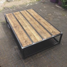 20 Best Metal Wood Coffee Table Images On Pinterest Revive Joinery Custom Reclaimed Wood Coffee Table With Box Steel Frame Welded Furniture