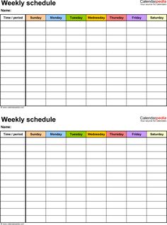 free monthly work schedule template weekly employee 8 hour shift