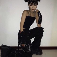 32 Darkcore pleasent ideas | alternative outfits, aesthetic clothes