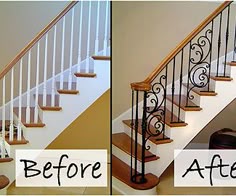 How To Replace Wood Stair Spindles Or Baers With Wrought Iron How To Replace Wood Stair Spindles Or Baers With Wrought Iron Stairs And
