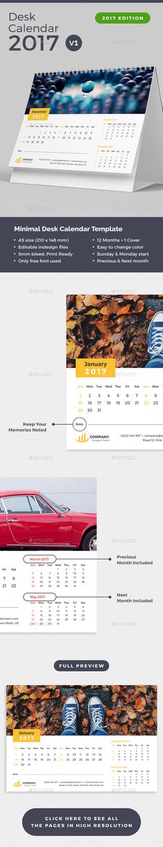 Premium Desktop Calendar Desktop calendar, Calendar 2014 and - indesign calendar template Premium Desktop Calendar Desktop calendar, Calendar 2014 and - indesign calendar template