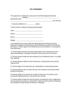 Free Blank Lease Agreement | Basic Rental Agreement Fillable : 39
