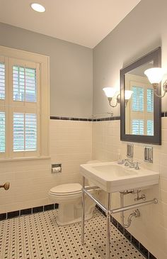 Small Bathroom Retro W Subway Tiles Small Bathroom Retro W Subway Tiles