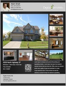 property flyers real estate