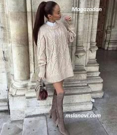 Вязаный пуловер спицами из Magazadan - СХЕМА http://mslanavi.com/2017/03/vyazanyj-pulover-spicami-iz-magazadan/