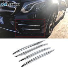 Alloy Red Interior Door Lock Pin Pins Cover Trim for Benz C-Class W205 2015-2018