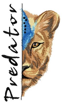 Lion's look embroidery design | Sewing embroidery designs, Embroidery