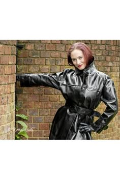Imperméable lackmantel Raincoat Mac IMPERMEABLE NOIR 100/% PVC Divers Tailles