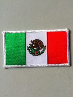 MEXICO Flag Patch With VELCRO® Brand Fastener Morale Tactical Emblem #904