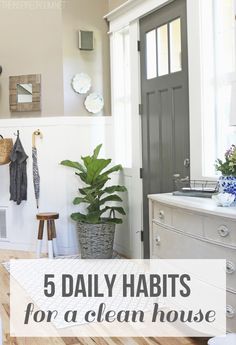 53 Best Simplify Your Home Images On Pinterest In 2018 Evler How To Declutter Your Home 5 Daily Habits For A Clean House