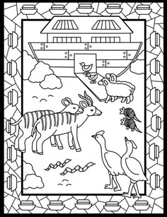 Noahs Ark Coloring Pages