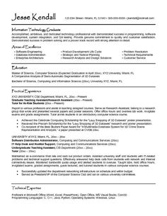 applying to graduate school resumes
