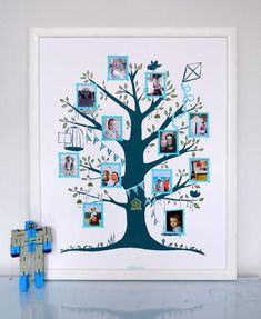 Papercut Family Tree Picture lemon tree design