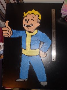 Fallout Pixel Art Grid - FREE DOWNLOAD