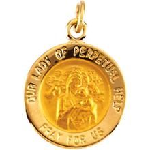 1 Inch Size of a Quarter Sterling Silver PicturesOnGold.com Pope Benedict XVI Round Religious Medal