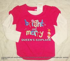GYMBOREE BACK TO BLOOMS BLUE MOUSE FACE w// BOW L//S TEE 12 18 24 NWT