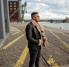 Leder Pur (lederpur) auf Pinterest Lolus Blackraw Lammfelljacke Shearling Jacket | Jacken