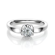 bague solitaire sarah or blanc et oxydes bague solitaire sarah or blanc et oxydes
