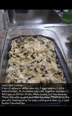 lazy cake cookies i