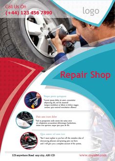 auto repair flyer template oyle kalakaari co auto service flyer