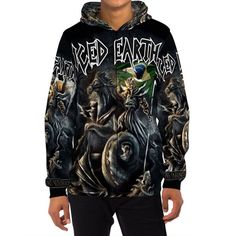 Motionless In white Collection Hoodie Men/'s Fullprint