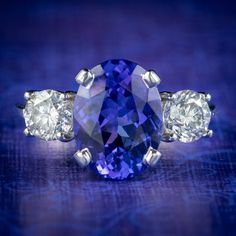 Details about / Beautiful Blue Tanzanite Gemstone Engagement Jewelry 10k Yellow Gold Ring