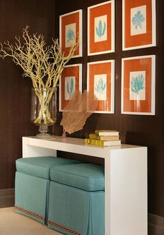 Turquoise Room Ideas Brown Orange And Turquoise Are A Winning Combination In This Hallway Turquoise Room Ideas Brown Orange And Turquoise Are A Winning Combination In This Hallway