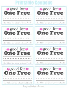blank kid coupon template chore list ideas printables coupon coupon template blank