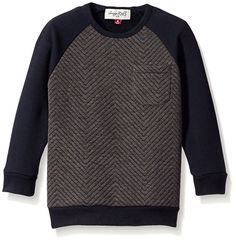 SOVEREIGN CODE TRIANGLE NAVY MEDIUM V STITCH NECK CREWNECK SWEATSHIRT SWEATER