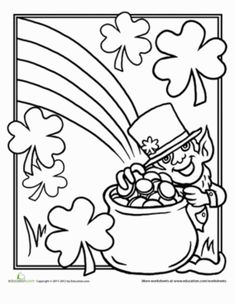 118 best coloring st patrick s day images on pinterest in 2018