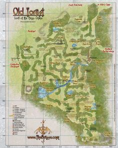 old forest map lord of the rings online