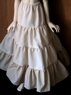 Handmade for dolls: Многоярусная юбка для куклы БЖД, выкройка