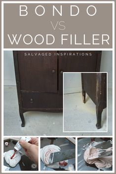 166 Best Furniture Repair Images In 2019 Painted Furniture Repair Bondo Vs Wood Filler