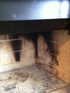 How to Clean a Sooty Fireplace With Household Items | Brick fireplace Bricks and Household