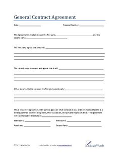free print contractor proposal forms the free printable