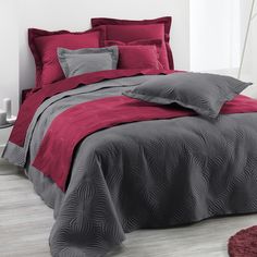 Esprit Chalet Montagne bng Housse de Couette Coeurs 2 taies d Oreiller 220 x 240
