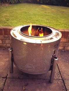 10+ meilleures idées sur tambour de machine a laver (recup Demie grille pour braséro Firepits 83cm