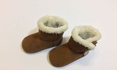 Garanimals Toddler Girls Brown Faux Suede Heart Boots Dress Shoes