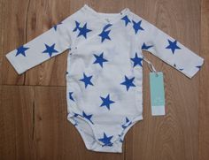 Aden Anais Baby Girl Bodysuit ~ White Pink /& Gray ~ Stars ~