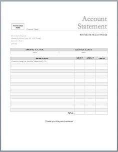 Bank Statement, Bank America | Bank Statement And Banks