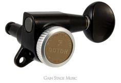 NEW Gotoh SG381 MGT Magnum Lock 6-in-Line Keys w// TORTOISE Buttons COSMO BLACK