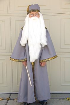 Harry Potter//World Book Day//-Dumbledore WIZARD WITCH HAT /& BEARD Kids Set