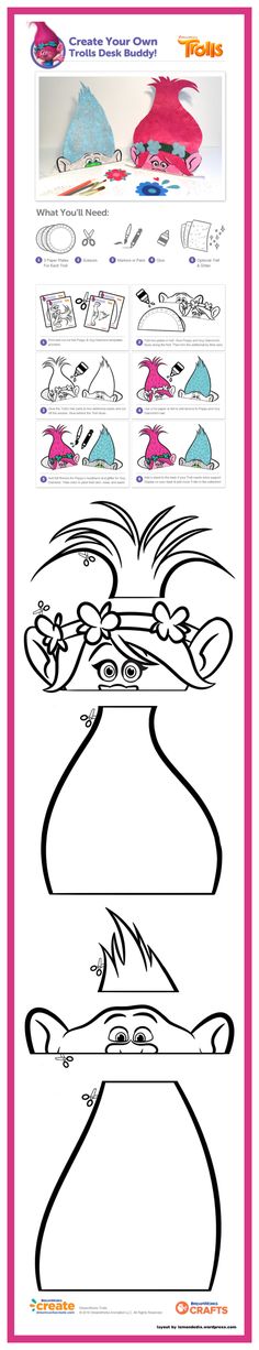 troll poppy headband template template for the flowers on poppy s headband poppy troll troll poppy headband template template for the flowers on poppy s headband poppy troll